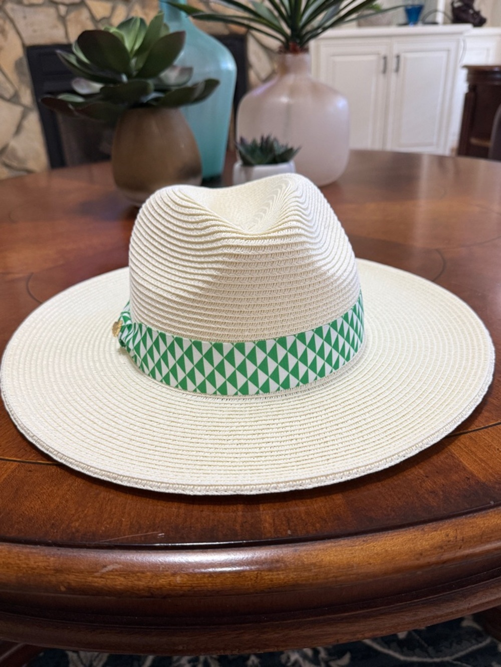 2026 Masters Tournament Women Dorfman Milano Straw Sun Hat!!๐ฅ๐ฅ๐ฅ - Picture 6 of 16